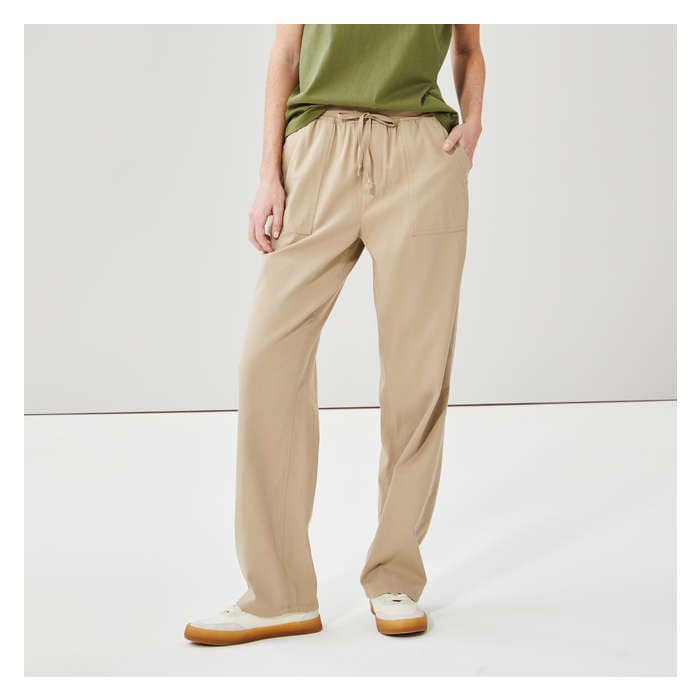 Aux Femmes Pantalon de jogging - Marron Kaki Jf
